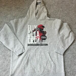 NiElly de La Cruz Gray Pullover Hoodie Youth XL 500 Level - SEE PHOTOS